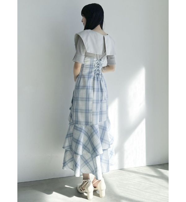 dazzlin「ラッフルマーメイドコンビワンピース」|ワンピース|