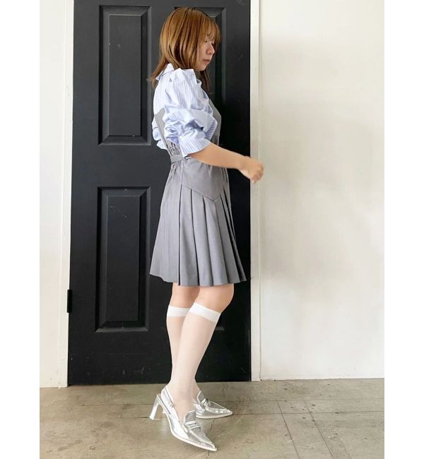 dazzlin「レイヤードシャツミニワンピース」|ワンピース|