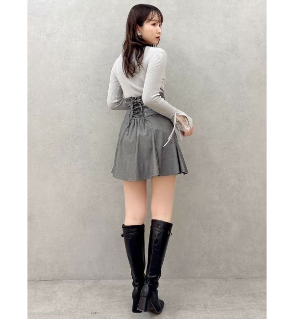 dazzlin「スイッチングコルセットミニスカート」|スカート|