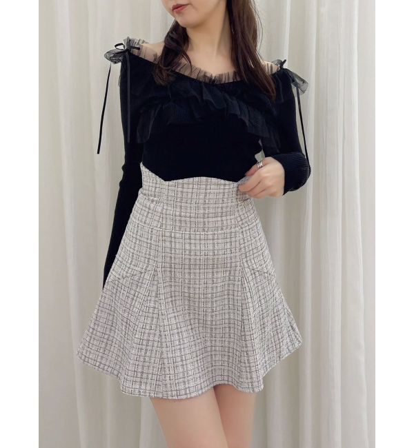 dazzlin「スイッチングコルセットミニスカート」|スカート|