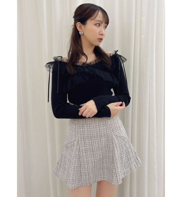 dazzlin「スイッチングコルセットミニスカート」|スカート|