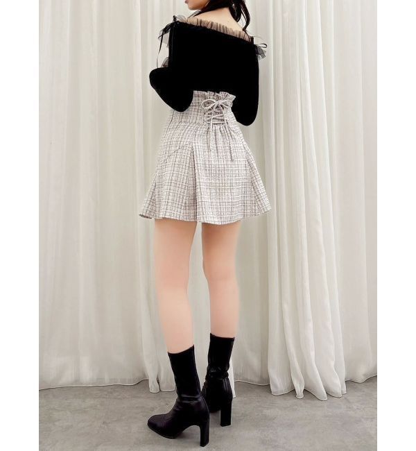 dazzlin「スイッチングコルセットミニスカート」|スカート|