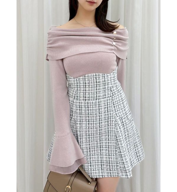 dazzlin「スイッチングコルセットミニスカート」|スカート|