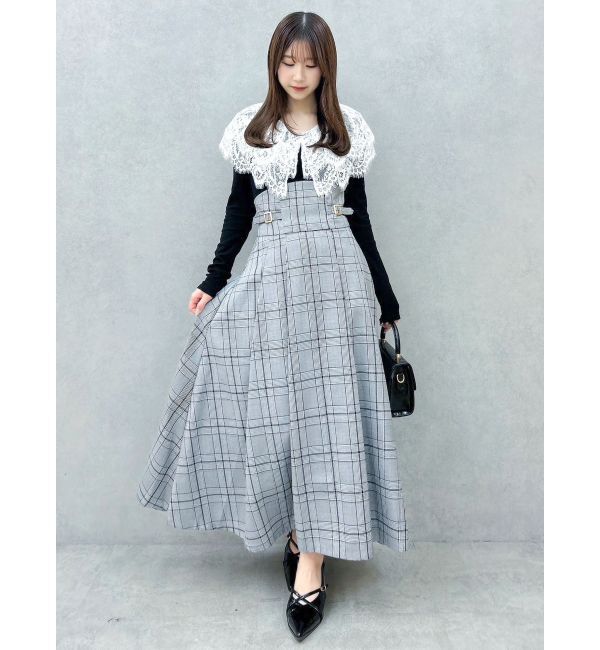 dazzlin「レースケープバックルワンピース」|ワンピース|