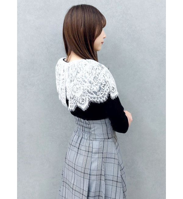 dazzlin「レースケープバックルワンピース」|ワンピース|