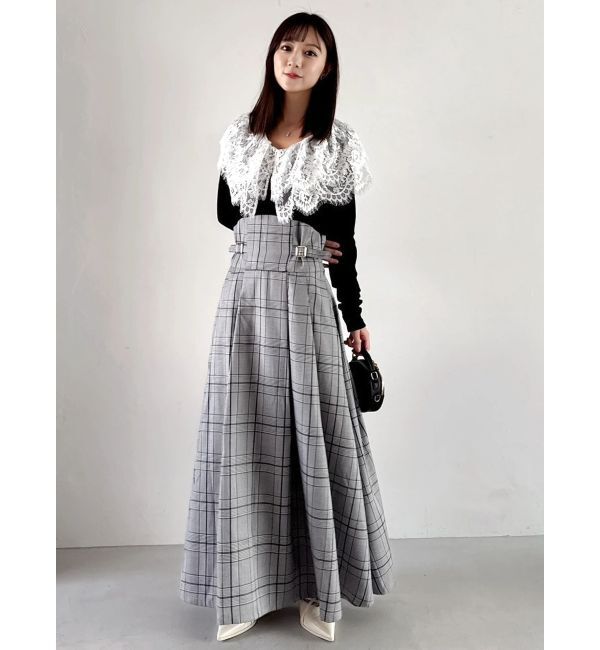 dazzlin「レースケープバックルワンピース」|ワンピース|