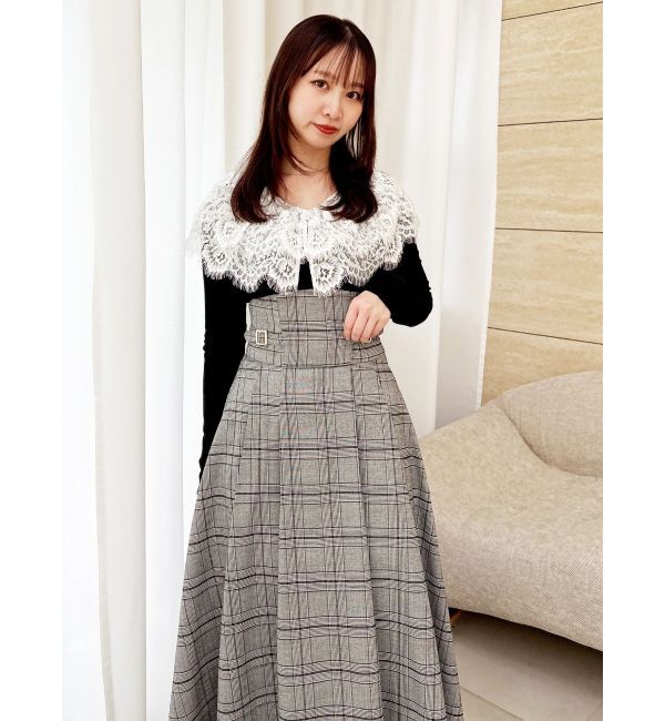 dazzlin「レースケープバックルワンピース」|ワンピース|