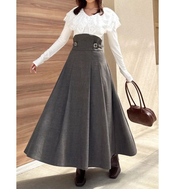 dazzlin「レースケープバックルワンピース」|ワンピース|