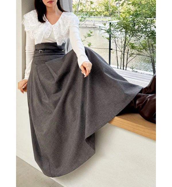 dazzlin「レースケープバックルワンピース」|ワンピース|