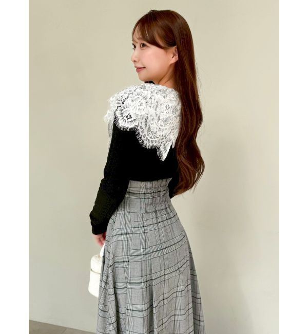 dazzlin「レースケープバックルワンピース」|ワンピース|