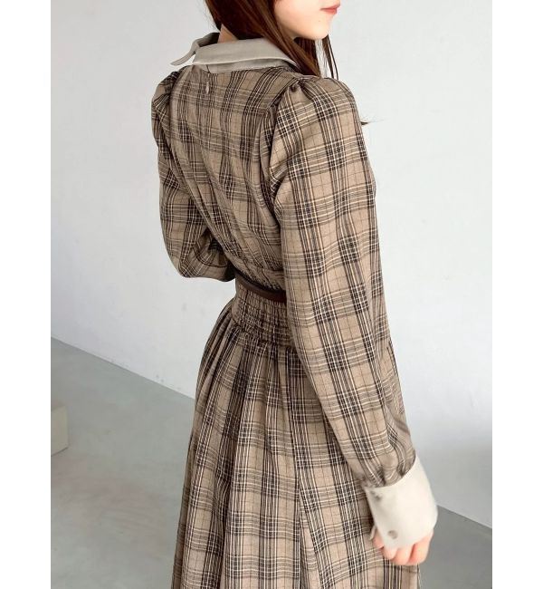 dazzlin「【POLO BCSコラボ】テーラーカラーフレアワンピース」|ワンピース|