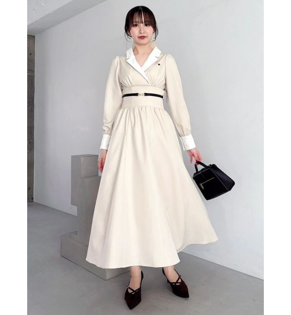 dazzlin「【POLO BCSコラボ】テーラーカラーフレアワンピース」|ワンピース|