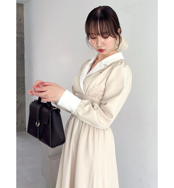 dazzlin「【POLO BCSコラボ】テーラーカラーフレアワンピース」|ワンピース|