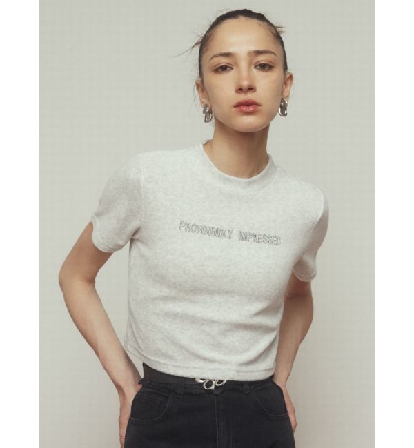 EMODA「エンブロイダリーパイルトップ」|Tシャツ・カットソー|