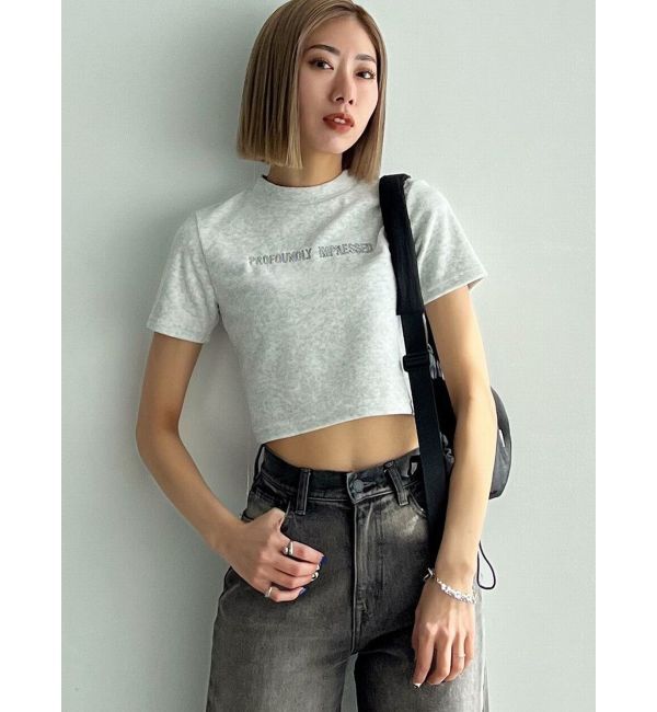 EMODA「エンブロイダリーパイルトップ」|Tシャツ・カットソー|