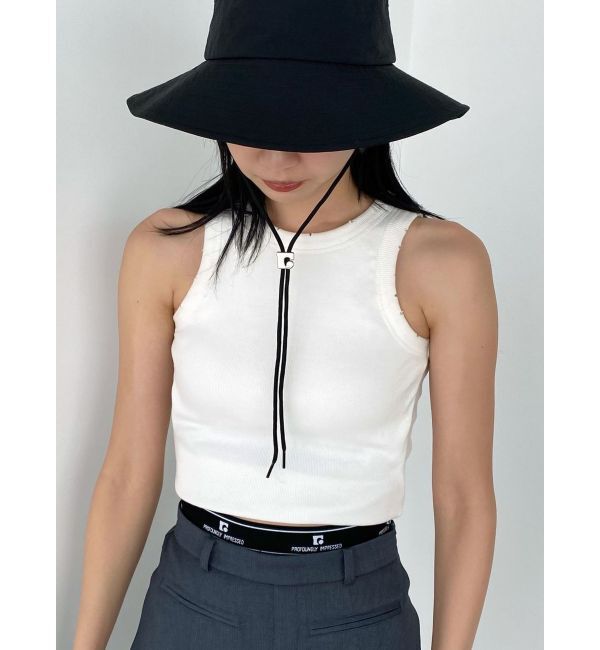 EMODA「バックカットハートタンクトップ」|タンクトップ|ホワイト