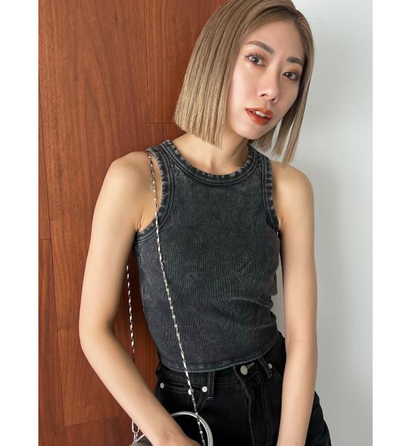 EMODA「バックカットハートタンクトップ」|タンクトップ|ブラック