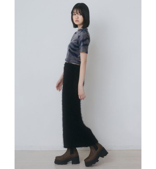 EMODA「フラッフィーニットマキシスカート」|スカート|