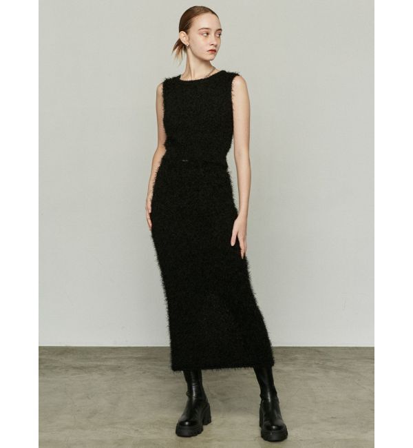 EMODA「フラッフィーニットマキシスカート」|スカート|