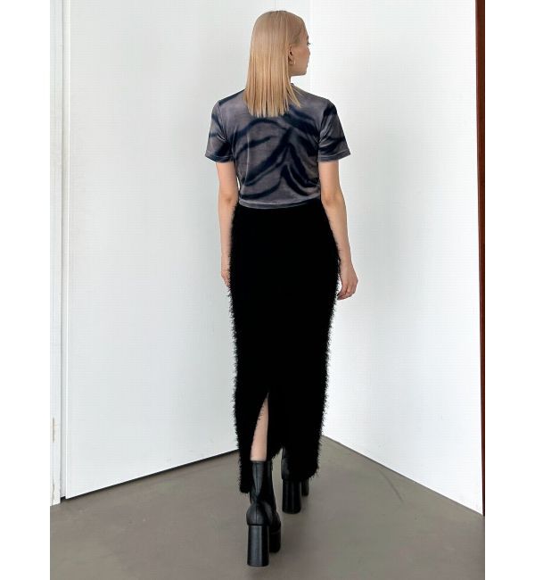 EMODA「フラッフィーニットマキシスカート」|スカート|