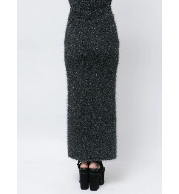 EMODA「フラッフィーニットマキシスカート」|スカート|