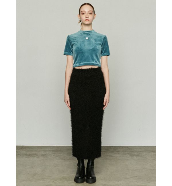 EMODA「フラッフィーニットマキシスカート」|スカート|