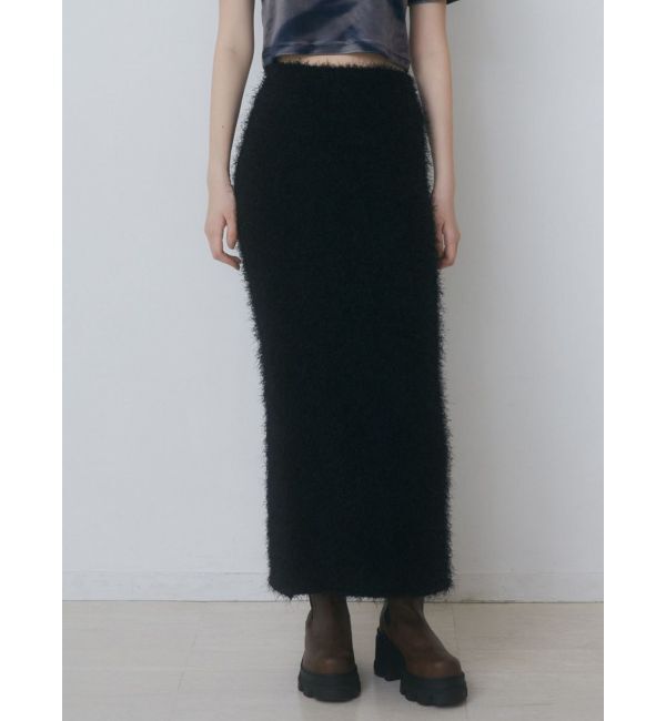 EMODA「フラッフィーニットマキシスカート」|スカート|