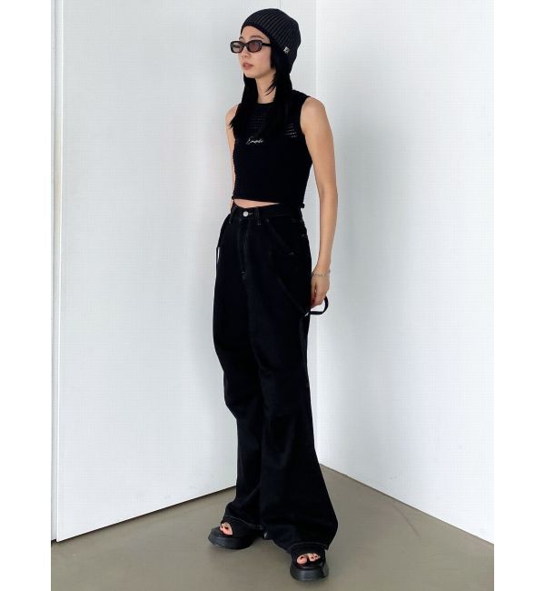 EMODA「エンブロイダリーコンパクトトップ」|ニット・セーター|