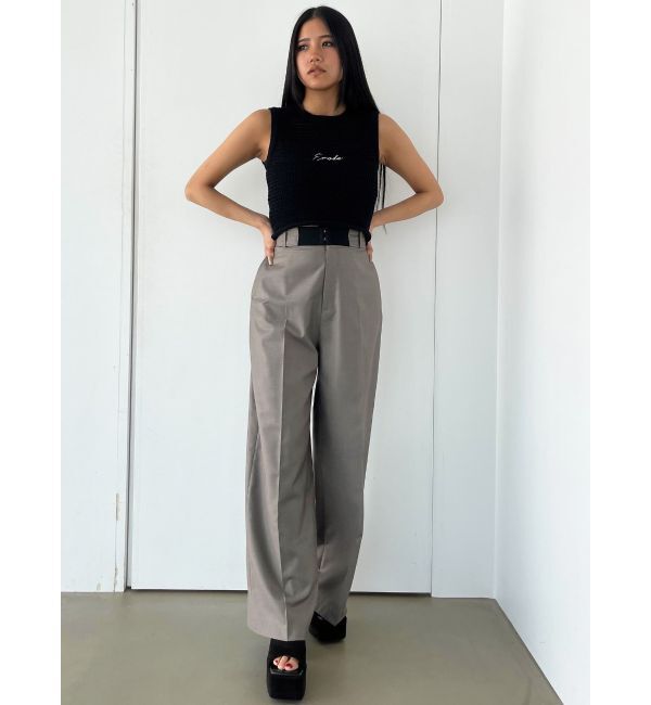 EMODA「エンブロイダリーコンパクトトップ」|ニット・セーター|