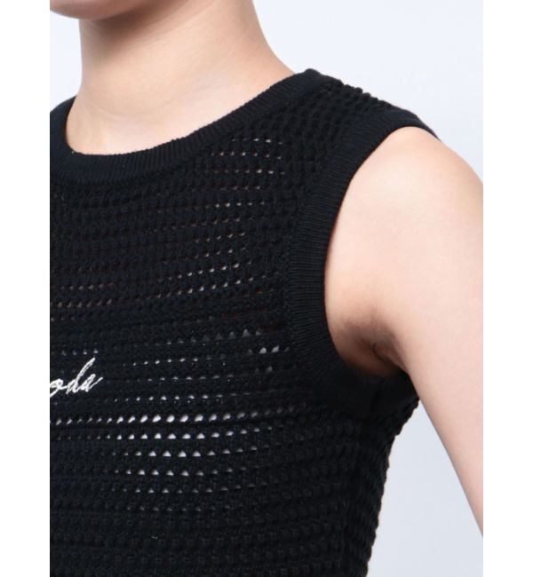 EMODA「エンブロイダリーコンパクトトップ」|ニット・セーター|
