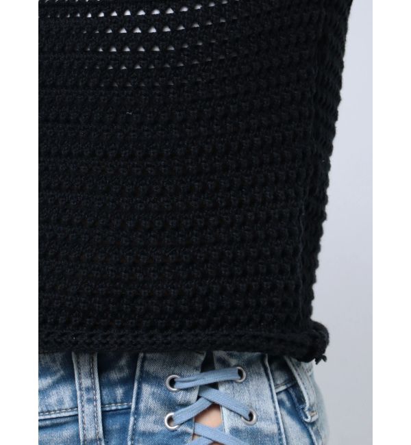 EMODA「エンブロイダリーコンパクトトップ」|ニット・セーター|