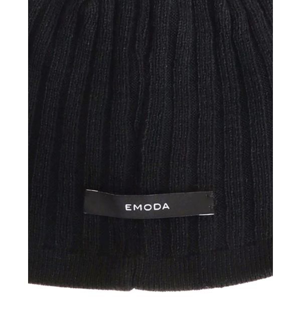 EMODA「ジャガードダブルフェイスビーニー」|ニット帽|