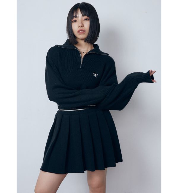 EMODA「チューズハーフジップニット」|ニット・セーター|