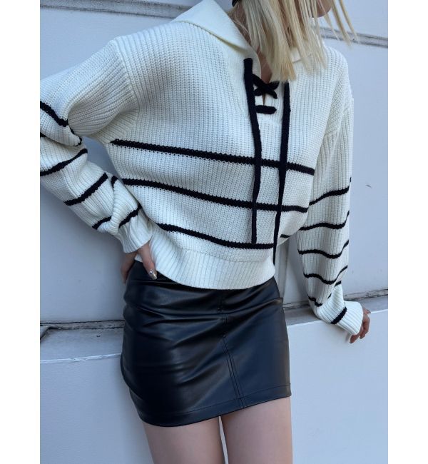 EMODA「セーラーカラーワイドニット」|ニット・セーター|