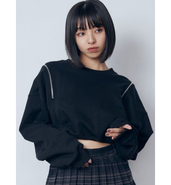 EMODA「マルチオープンショートトップ」|スウェット・ジャージ|
