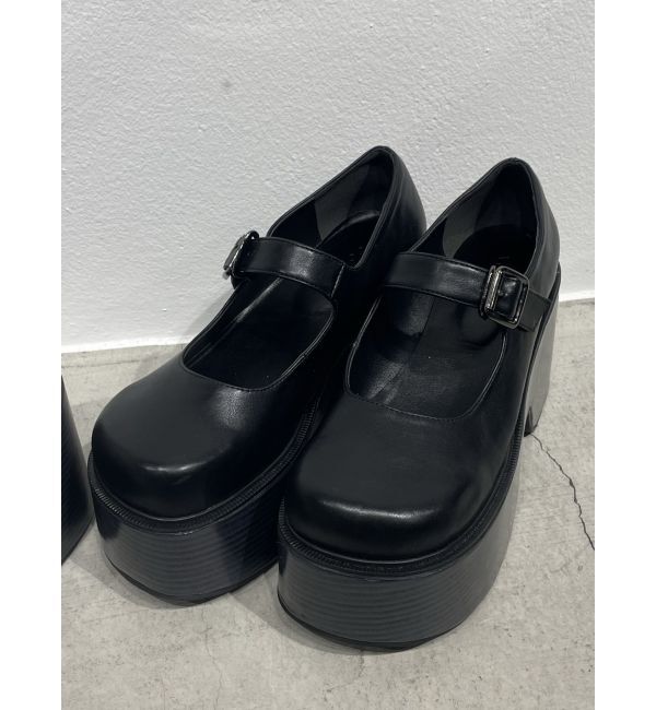 EMODA「チャンキーメリージェーンシューズ」|パンプス|ブラック