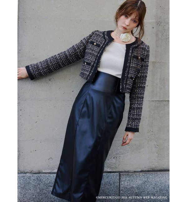 MERCURYDUO「コサージュチョーカー」|ネックレス|