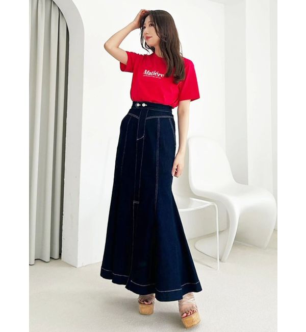 MERCURYDUO「刺繍ロゴTシャツ」|Tシャツ・カットソー|