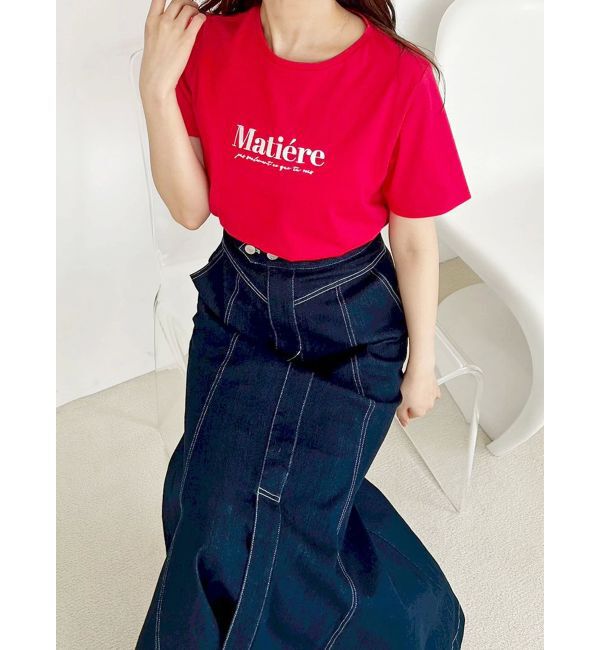 MERCURYDUO「刺繍ロゴTシャツ」|Tシャツ・カットソー|