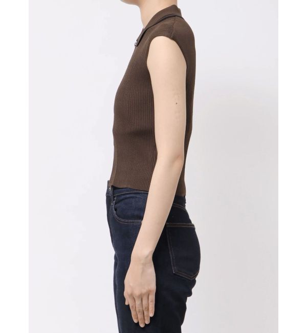 MERCURYDUO「ZIPポロニット」|ニット・セーター|