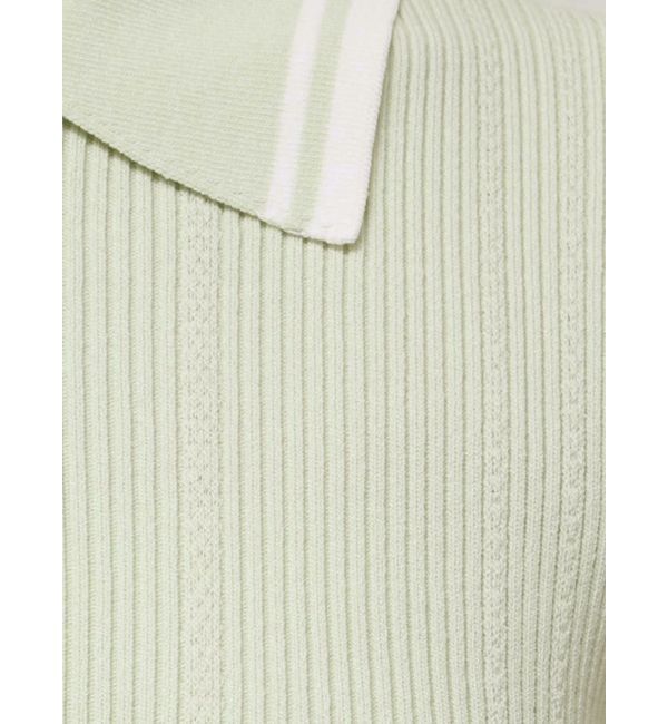 MERCURYDUO「ZIPポロニット」|ニット・セーター|