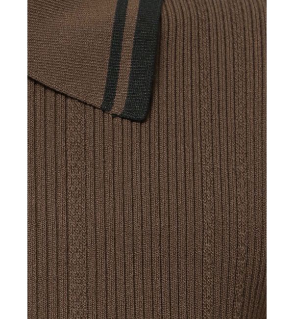 MERCURYDUO「ZIPポロニット」|ニット・セーター|