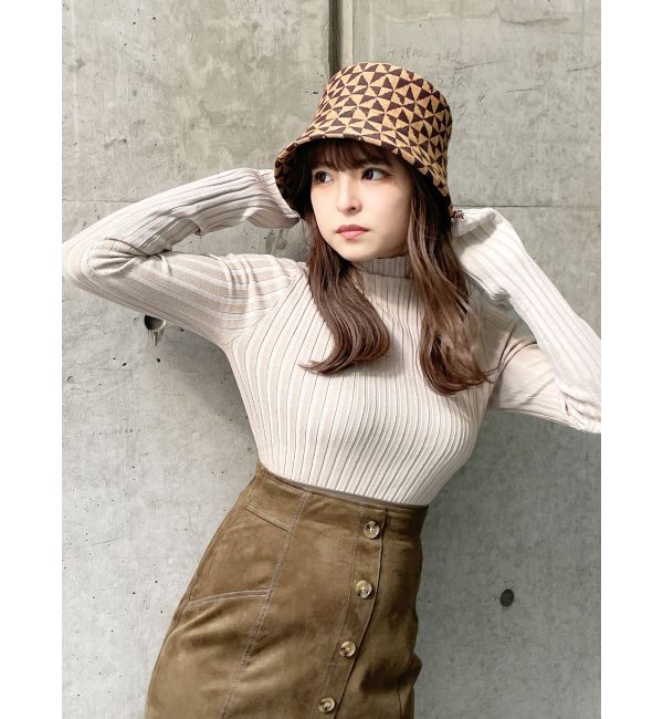 MURUA「ニットジャガードベルハット」|ハット|