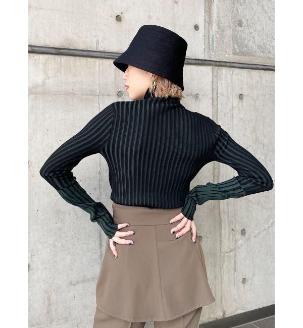 MURUA「ニットジャガードベルハット」|ハット|