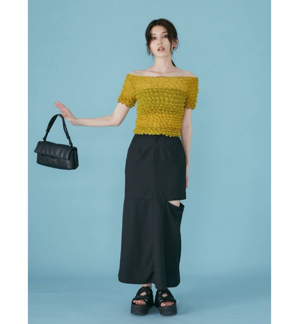 MURUA「カットアウトマーメイドスカート」|スカート|