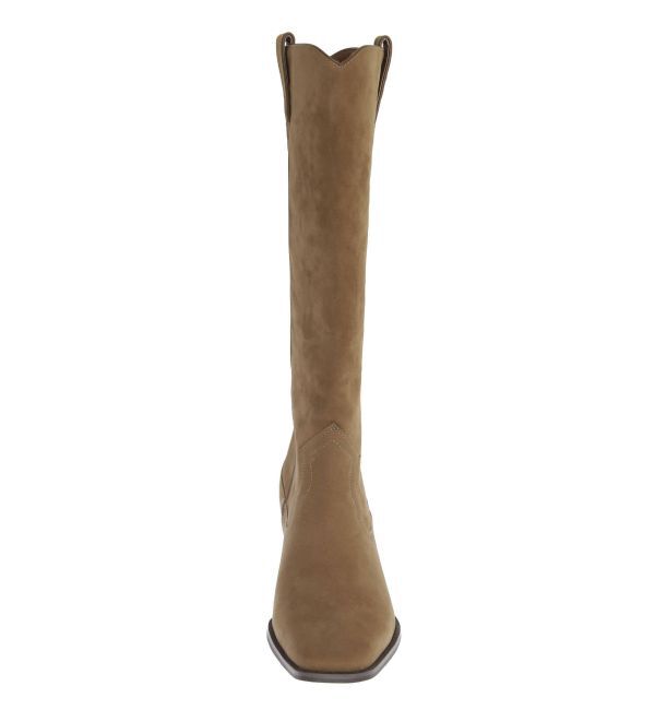 Ungrid「インソールデザインウエスタンブーツ」|ロングブーツ|