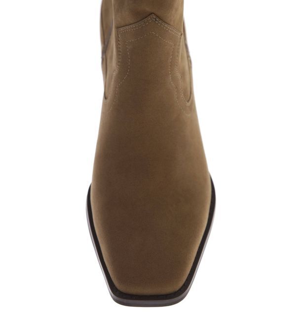 Ungrid「インソールデザインウエスタンブーツ」|ロングブーツ|