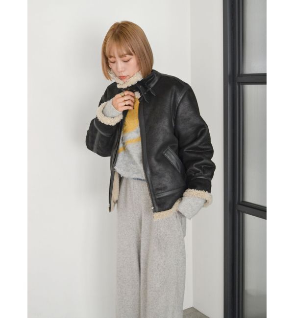 Ungrid「シャギージャカードニット」|ニット・セーター|