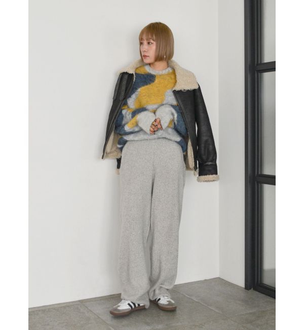 Ungrid「シャギージャカードニット」|ニット・セーター|