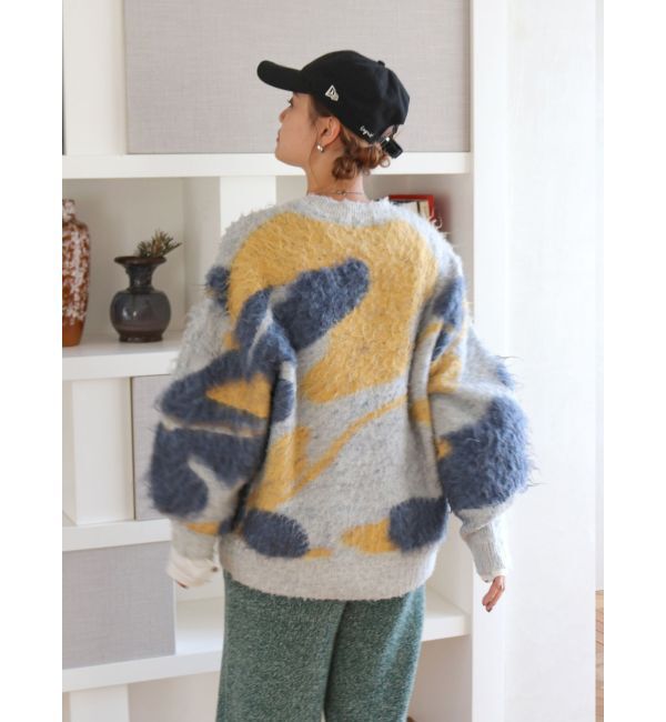 Ungrid「シャギージャカードニット」|ニット・セーター|